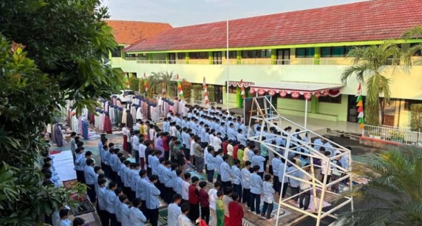 MTs Negeri 17 Jakarta Gelar Sholat Dhuha dan Doa Bersama untuk Kesuksesan ANBK