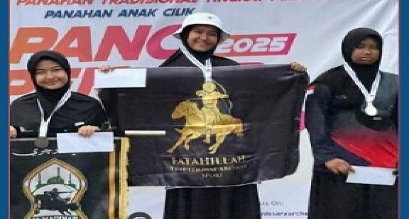 Siswi MTsN 17 Jakarta Raih Juara I Lomba Panahan Tingkat Nasional