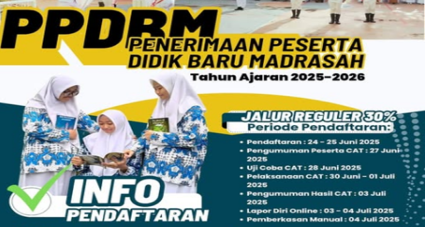 PPDBM Jalur Reguler Dibuka Tanggal 24 Juni!