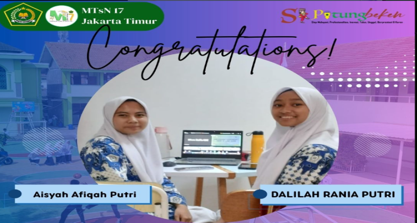 2 Siswa MTsN 17 Jakarta Raih Medali Perak Olimpiade Matematika