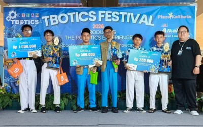 Team Robotics MTsN 17 Jakarta Borong Juara TBotics Festival 2026