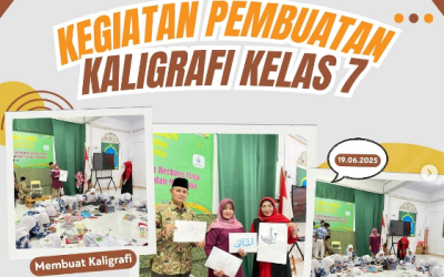 Cintai Seni Islam, Para Siswa Berlatih Membuat Kaligrafi