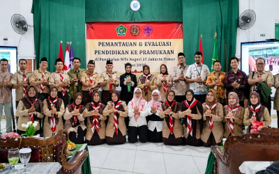 Semangat Kepramukaan dalam Pemantauan dan Evaluasi di MTsN 17 Jakarta Timur