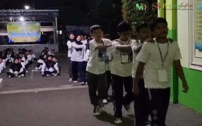Jurit Malam LDKS Kelas 7 MTsN 17 Jakarta: Uji Keberanian dan Kekompakan